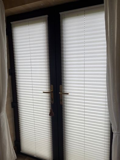 Brown PVC French Double Doors
