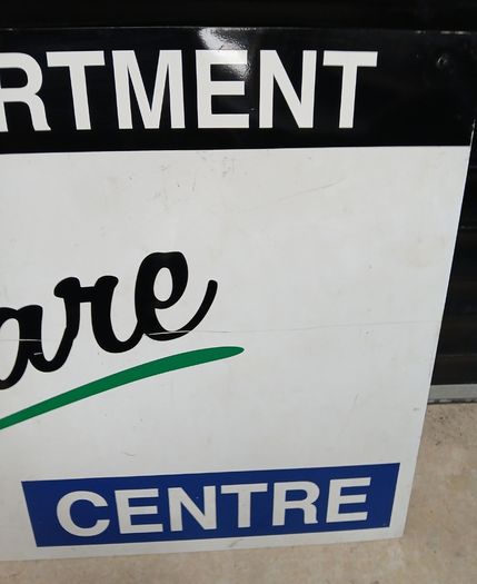 ESSO Service Department sign