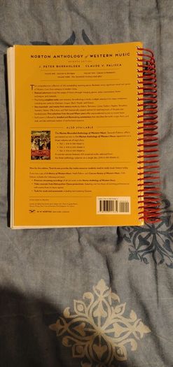 Norton Anthology of Western Music Volumes 2 & 3, 7th edition