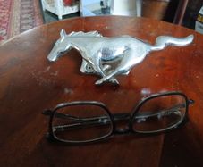 Vintage Ford Mustang Grill Emblem
