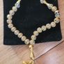 Clear Crystal & Gold Filigree Prayer Beads x33 Image 3