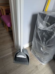 brush and pan