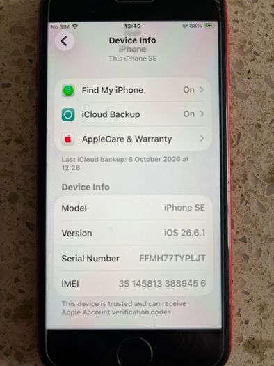 iPhone SE  64gb