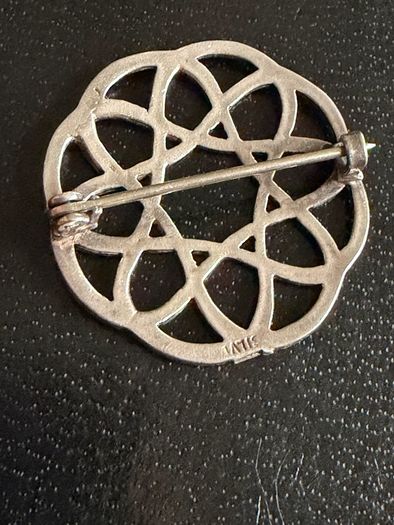 silver brooch