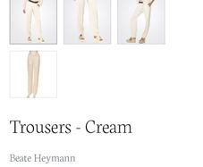 BEATE HEYMANN #FUTURE linen/viscose mix loose pants Sz 16UK - Rrp 255 (New)