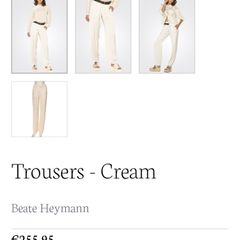 BEATE HEYMANN #FUTURE linen/viscose mix loose pants Sz 16UK - Rrp 255 (New)