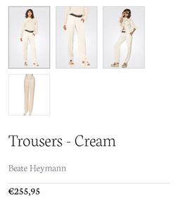 BEATE HEYMANN #FUTURE linen/viscose mix loose pants Sz 16UK - Rrp 255 (New)