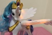 My Little Pony Talking Princess Celestia light up moving wings Speaks Polish