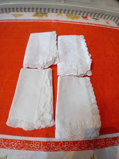 Four cotton cushion covers