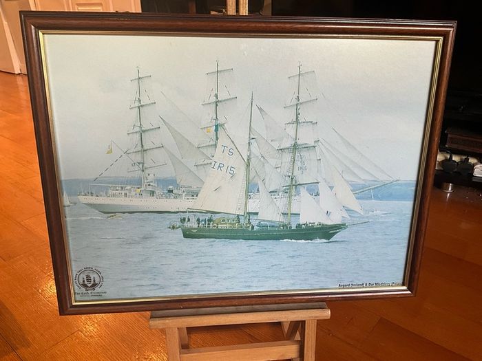 Print Commemorating Cutty Sark Tall Ships Race Visit to Cork July 1991
