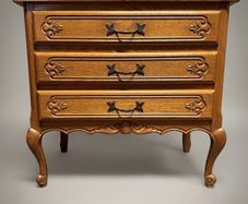 French Mid 20th Century Oak Chest of Drawers
