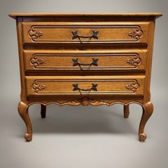 French Mid 20th Century Oak Chest of Drawers