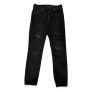 The Kooples Distressed & Studded Jeans in Black Wash Image 3