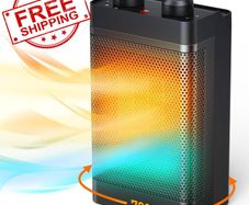 NEW SALE | Electric Heater,1500W Portable Fan Heater, 3 Modes, Energy Efficient