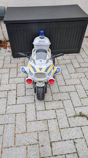 Kids Police Motorcycle 3-Wheeled Electric Ride-On Trike
