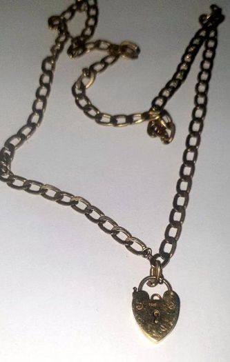 Pristine Vintage 9ct Gold UNIDOR Jailers Chain 20"