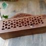 Vintage wooden Desk Tidy, desk organizer Image 4