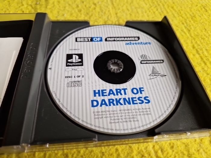 Game in Italian Hear of Darkness PlayStation1 Ps1 PlayStation2 Ps2 games Original