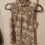 Next Sleeveless Blouse Gold Design Image 6