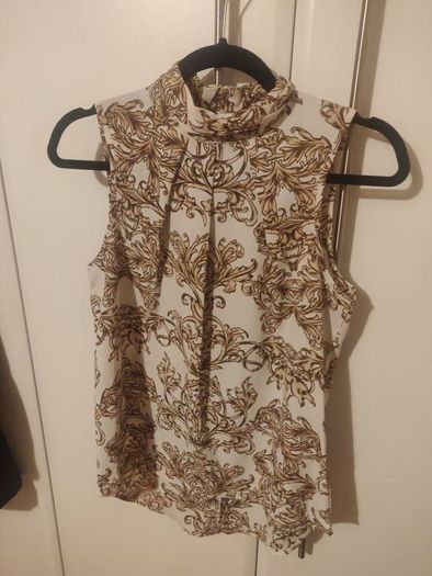 Next Sleeveless Blouse Gold Design