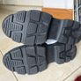 Black and white leather boots size 4 -4.5 Image 4