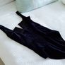 Black Velvet Bodysuit - Size xs Image 4