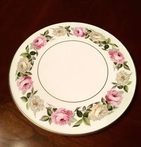 Royal Worcester "Royal Garden" Fine Bone China Gateaux Cake Plate