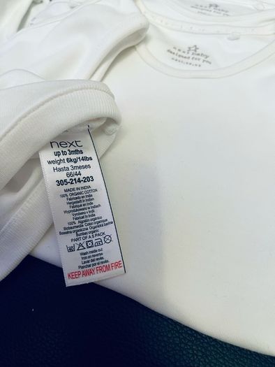 Next h&m baby vests bundle 0-3 months