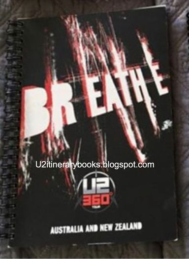 U2 Itinerary Books Wanted
