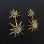 Star Starburst Drop Earrings Image 2