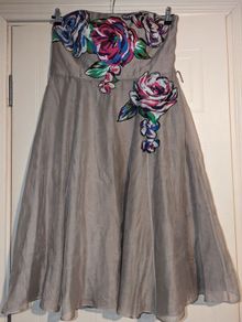 gorgeous layered strapless floral midi dress from Coast