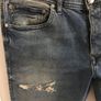 River Island unisex distressed denim jeans in excellent condition with no issues 32 inch waist and 32 inch inside leg FREE STANDARD POSTAGE INCLUDED Image 7
