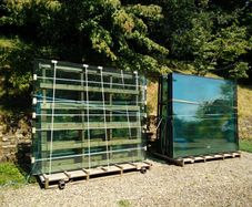 Triple glazed frameless windows