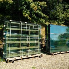 Triple glazed frameless windows