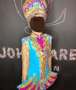 Stunning Irish Dance Dress (by John Carey Design)