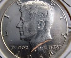 Usa 1968 Silver Half Dollar Coin High Grade Free Standard Postage Included