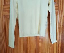 V-neck women's jumper lemon