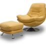 Comfortable Swivel Armchair with optional stool Image 6
