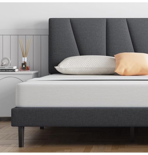 Double Bed Frame Upholstered