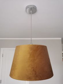 velvet ceiling lamp