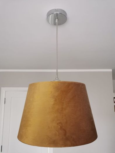 velvet ceiling lamp