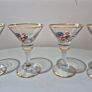 Pristine Vintage Art Deco Enamel Cockerel Cocktail Glasses Set of 6 Image 8