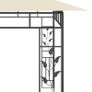 Gazebo with Mosquito Net 6x3x2.73 m Cream Image 5