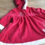 Very Cute Embroidered Baby Christmas Dress Age Newborn Image 9