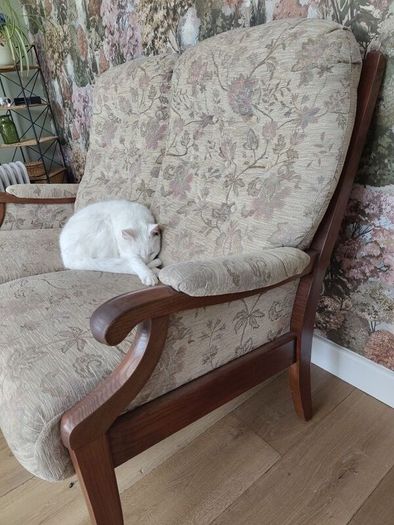 Single recliner and double couch set