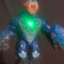 This is a MrBeast Lab Cryo Lab collectible figure, which is a 7-inch blue panther action figure that features lights and sounds. Image 4