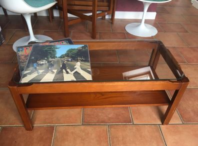Myer mid century glass coffee table