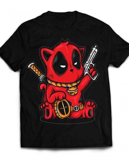 Kittypool Funny T-Shirt size S-XXL great birthday gift present