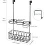 Hair Dryer Holder Wall-Mounted Hair Dryer Stand for Storing Hair Care & Styling Tools Image 3