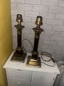 Set of iconic bray head hotel lamps